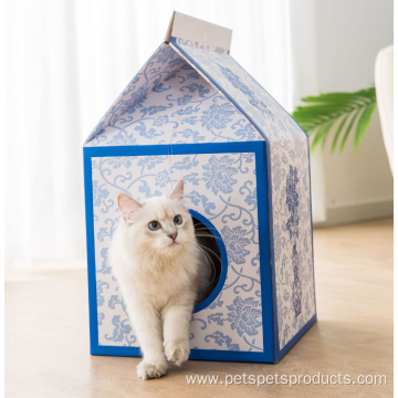 new design high quality cartons cat scratcher toys